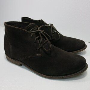 Vintage Suede Leather Chukka Boots Comfort Dress Footwear Shoes Men's 10.5 M